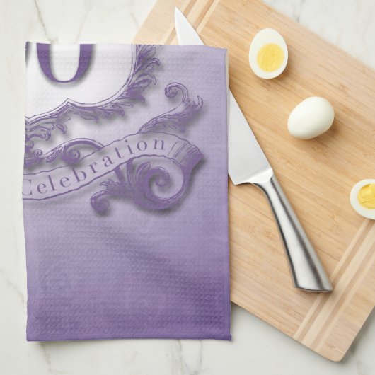 90e verjaardag van de geboorte Persoonlijk Theedoek (Quarter Fold)