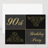 90e verjaardag van de leveranties kaart (Voorkant / Achterkant)