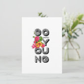 90e verjaardag van de uitnodiging van de Birthday  (Staand voorkant)