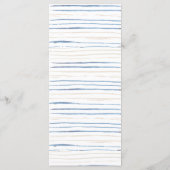 90e verjaardagsfeest volledig bewerkbaar plat menu (Achterkant)