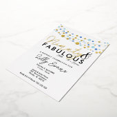 90ème anniversaire surprise invitation élégante (Rotation)