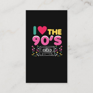 90er-outfit Ik hou van de 90er Retro Oudschool Visitekaartje