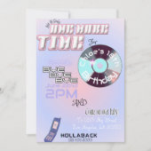 90s/2k Pop Verjaardagsuitnodiging Kaart (Voorkant)