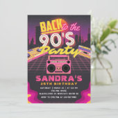 90s & 80s Ideeën Verjaardagsfeestuitnodiging Kaart (Staand voorkant)