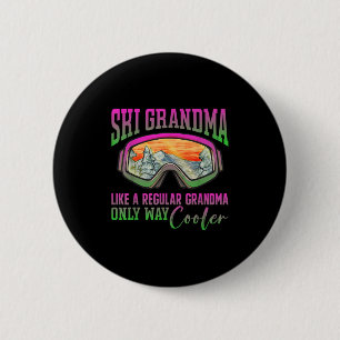 90s 80s Skioutfit Retro Ski Oma Ronde Button 5,7 Cm