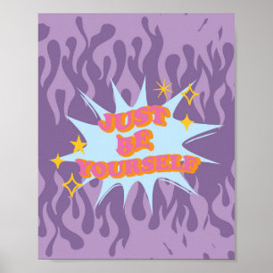 90s Aesthetic Quote Poster