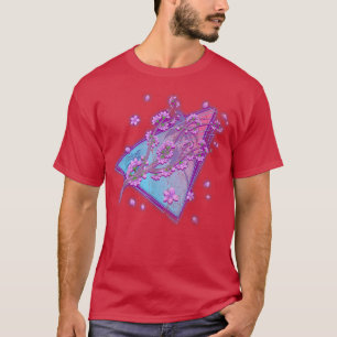 90s Art Sakura Flower Blossom Japan Vaporwave Cher T-shirt