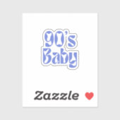 90s Baby Sticker (Vel)