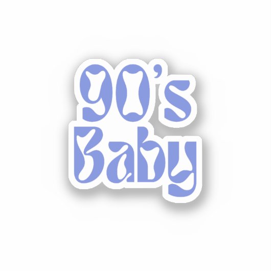 90s Baby Sticker (Voorkant)