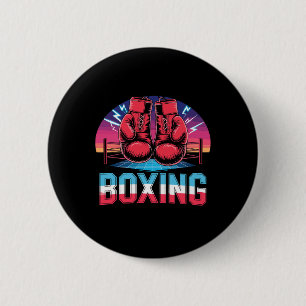 90s  Bokshandschoenen Bokser Ronde Button 5,7 Cm
