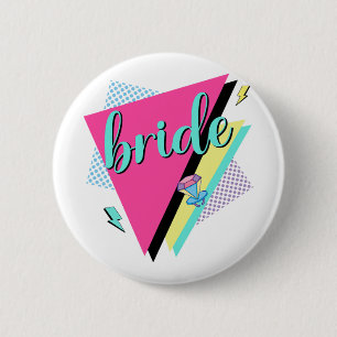 90s Bruid Bruidsmeisje Retro 90s Meidenavakantie Ronde Button 5,7 Cm