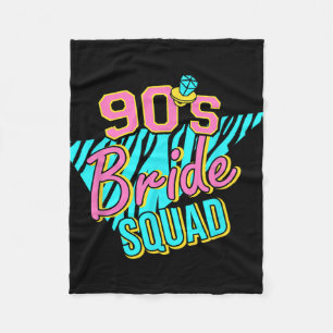 90s Bruids-squad Bruidsmeisje Retro Bijpassende Ba Fleece Deken