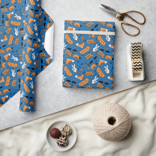 90s Comic Pattern Cadeaupapier (Crafts)