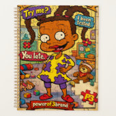 90s Comic Style Goal Setter Notebook (Devant)