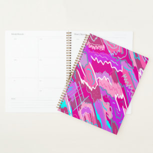 90s de Kunst van de Pop van Nostalgie in Magenta Planner