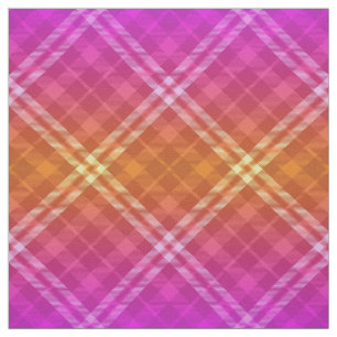 90s Felicitous Schotse Ruitpatroon Meisjesachtig R Stof