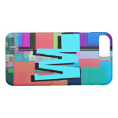 90s Geïnspireerd Kleurrijk Geometrisch Monogram Case-Mate iPhone Case (Achterkant (Horizontaal))