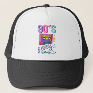 90's Girl Retro  Old Cassette Trucker Pet