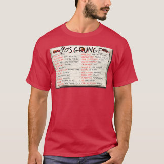90s Grunge Rock Tape Cassette T-shirt