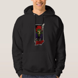 90s Grunge Skater Kikker BLUP Zwarte Hoodie