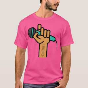 90's Hip Hop Rap Cultuur Microfoon Mic T-shirt