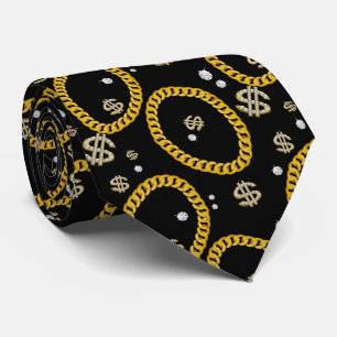 90's Hip Hop Rap Muziek Cubaanse Link Ketting Stropdas