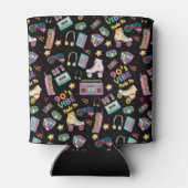 90's Hip Hop Vibes Retro maakte me patroon Blikjeskoeler (Achterkant)