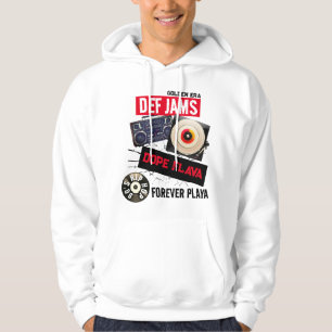 90'S HIPHOP DEF JAMS FOREVER PLAYAGRAPHIC MANNEN HOODIE
