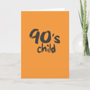 90's kind Leeftijd Kaart