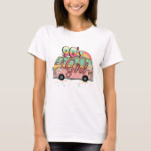 90's Meisje Hippie Camper Retro Groovy T-shirt (Voorkant)