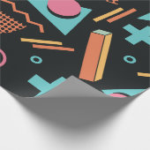 90s Memphis Pattern Cadeaupapier (Hoek)