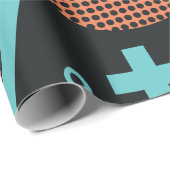 90s Memphis Pattern Cadeaupapier (Rol Hoek)