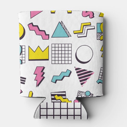 90's Memphis: Pop Design Elements. Blikjeskoeler (Achterkant)