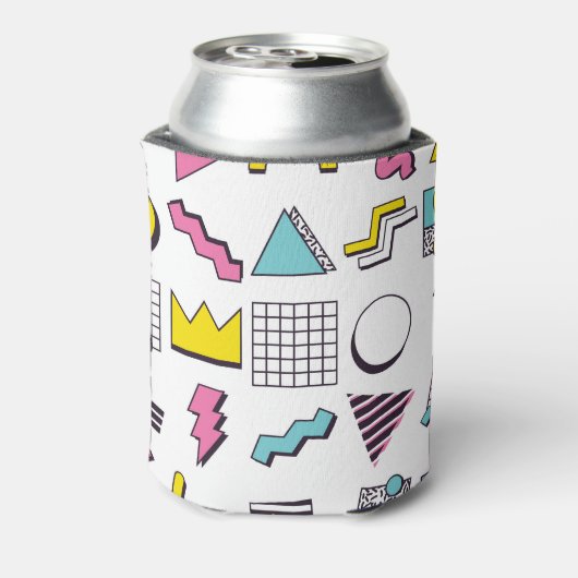 90's Memphis: Pop Design Elements. Blikjeskoeler (Blikje Achterkant)