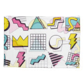 90's Memphis: Pop Design Elements. Kussensloop (Achterkant)