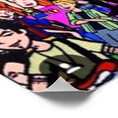 90s MTV Daria personages collage Poster (Hoek)