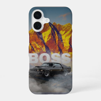 90's Muscle Car Hoesje Ontwerp iPhone 16 Hoesje