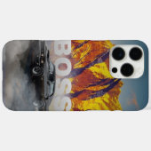 90's Muscle Car Phone Case | Retro Classic Car Des (Achterkant (horizontaal))