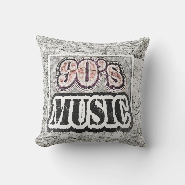  90's Muziek - Kussen (Voorkant)