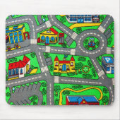 '90s nostalgie, nostalgisch spoortapijt muismat (Voorkant)