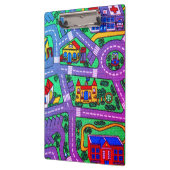 90s nostalgie, Track tapijt Car Road 90s nostalgis Klembord (Links)