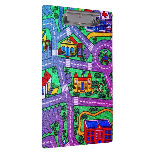 90s nostalgie, Track tapijt Car Road 90s nostalgis Klembord (Rechts)