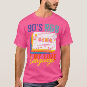 90's RB is mijn liefde taal muziek voor mannen vro T-shirt