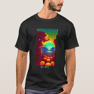 90's Retro Japanse dampgolf otaku esthetisch 4 T-shirt