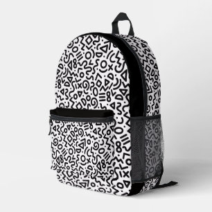 90's Retro Patroon Rugzak 