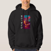 90's Retro Synthwave Japanese Vaporwave Otaku Aest Hoodie (Voorkant)