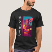 90's Retro Synthwave Japanese Vaporwave Otaku Aest T-shirt (Voorkant)