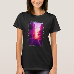 90's Retro Synthwave Japanse Vaporwave Art Otaku T-shirt