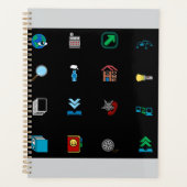 90s Retro Tech and Web Icon Pattern Planner (Voorkant)