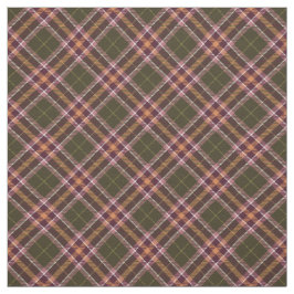 90s Schuin geruit herfstpatroon Groen Bruin Natuur Stof